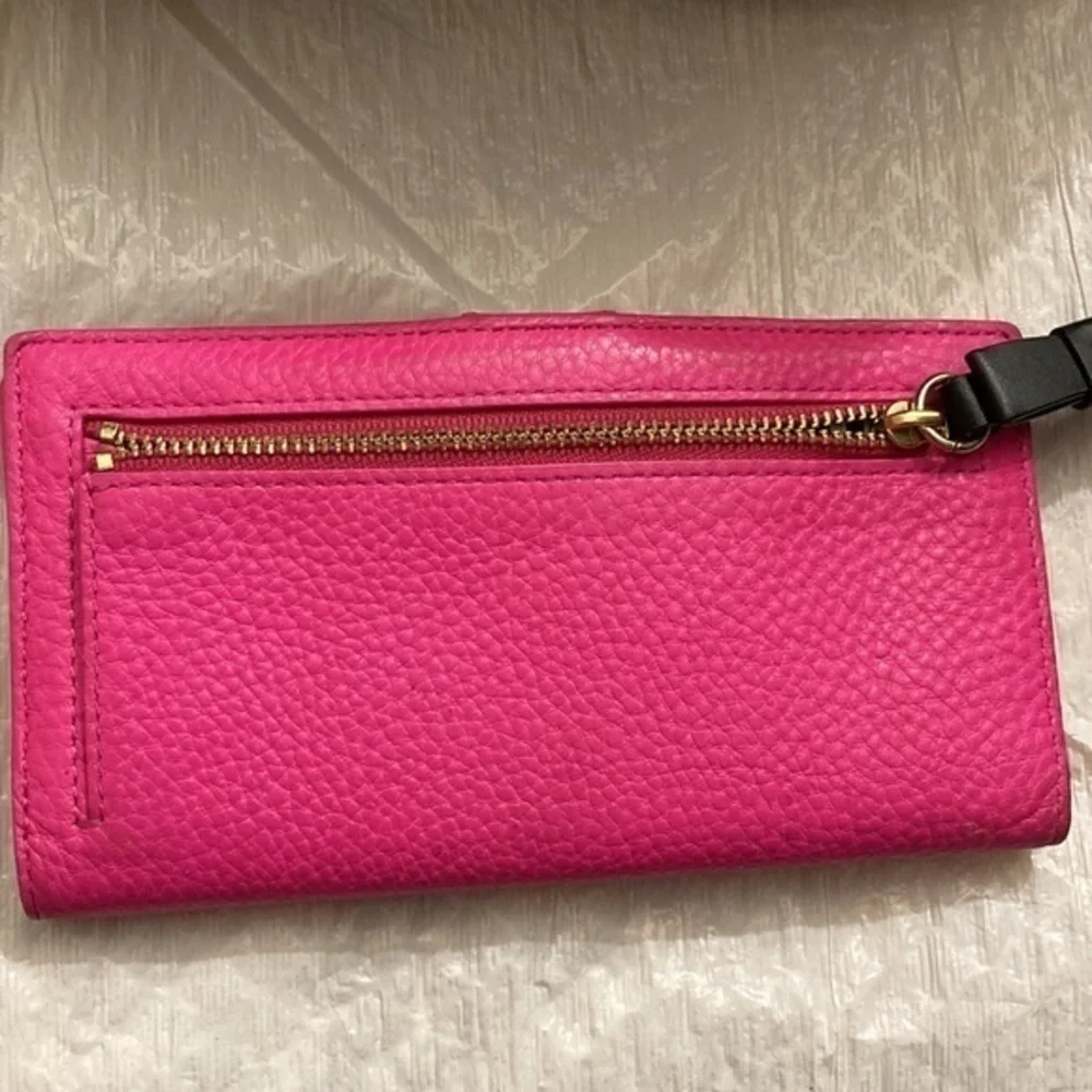 Kate spade pink slim wallet